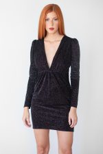 Velvet mini dress