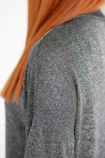 Metallic jersey top - Image 2