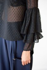 Ruffled chiffon top - Image 6