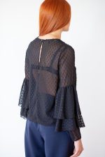 Cropped wide leg trousers - Image 5