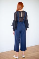 Cropped wide leg trousers - Image 2