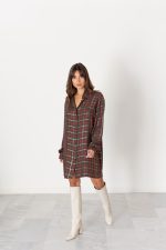 Checked shirt dress - Image 2