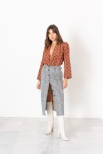 Checked skirt - Image 2