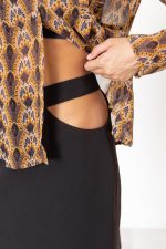 Skirt with side cut - Image 6