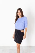 Skirt with side cut