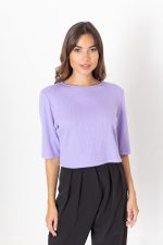 Wool blend top