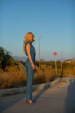 Straight trousers denim effect - Image 4