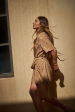 Viscose shirt with belt - Image 4