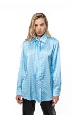 Oversized satin shirt - Image 8