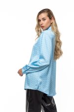 Oversized satin shirt - Image 7
