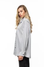 Oversized satin shirt - Image 5