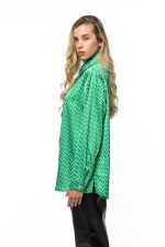 Oversized satin shirt - Image 12