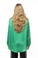 Oversized satin shirt - Image 13