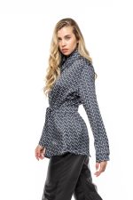 Oversized satin shirt - Image 2