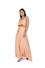 Satin skirt
