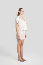 Floral satin shirt - Image 2