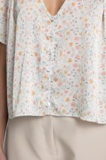 Floral satin shirt - Image 4