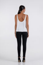 Satin top with lace - Image 2