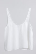 Satin top with lace - Image 3