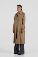Embroidered trench coat - Image 2