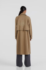 Embroidered trench coat - Image 3