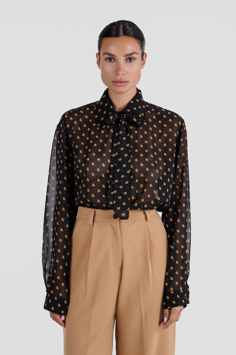 IMG_6042 Printed semi-sheer shirt - Image 4